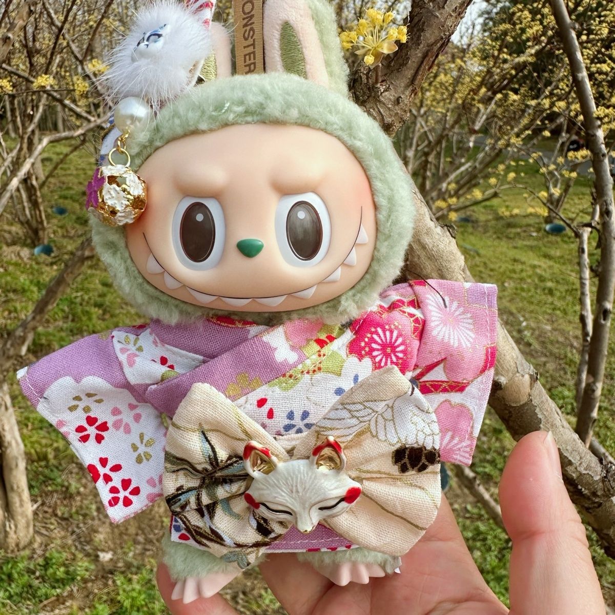 Labubu hand-craft Kimono