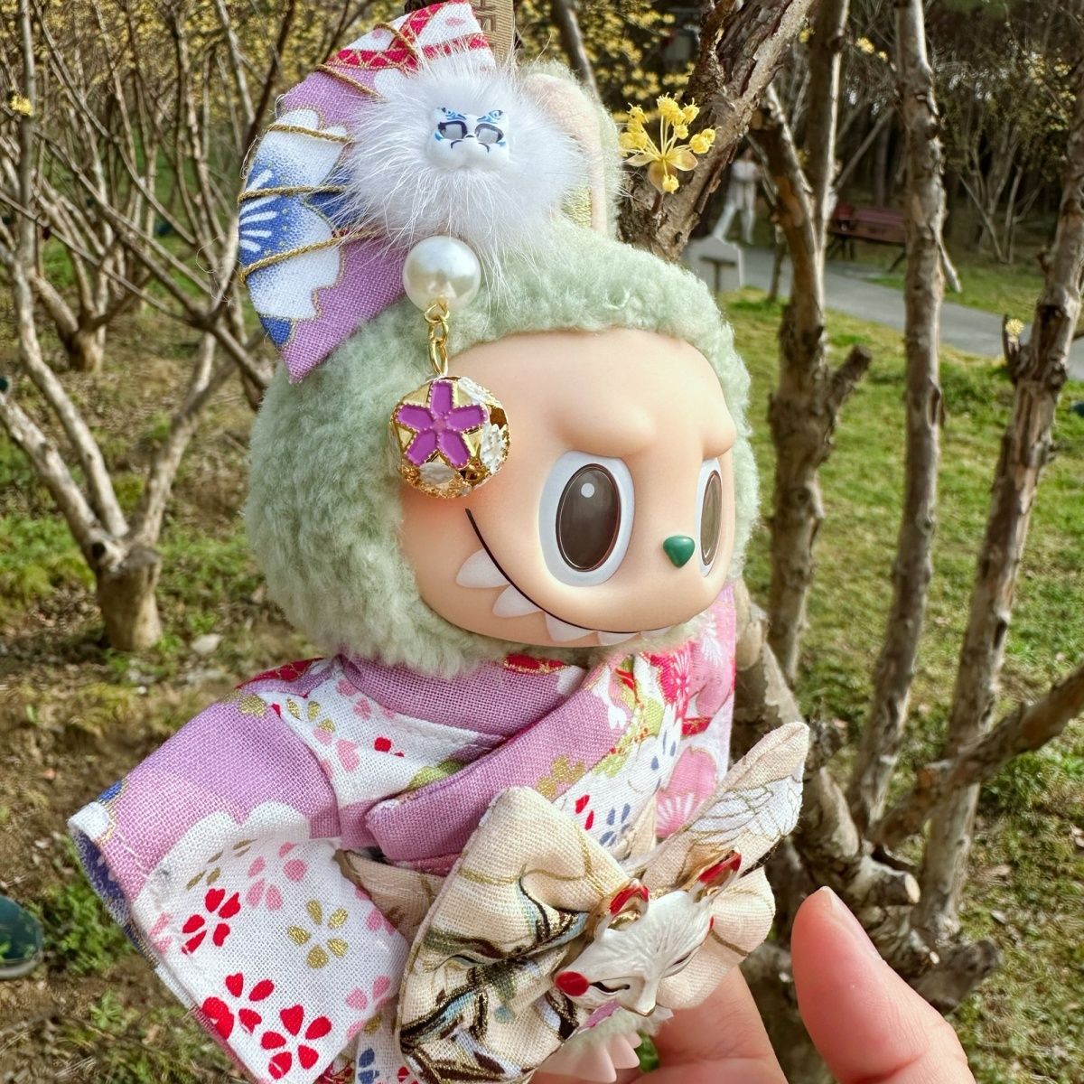 Labubu hand-craft Kimono